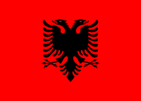 BANDERA DE ALBANIA