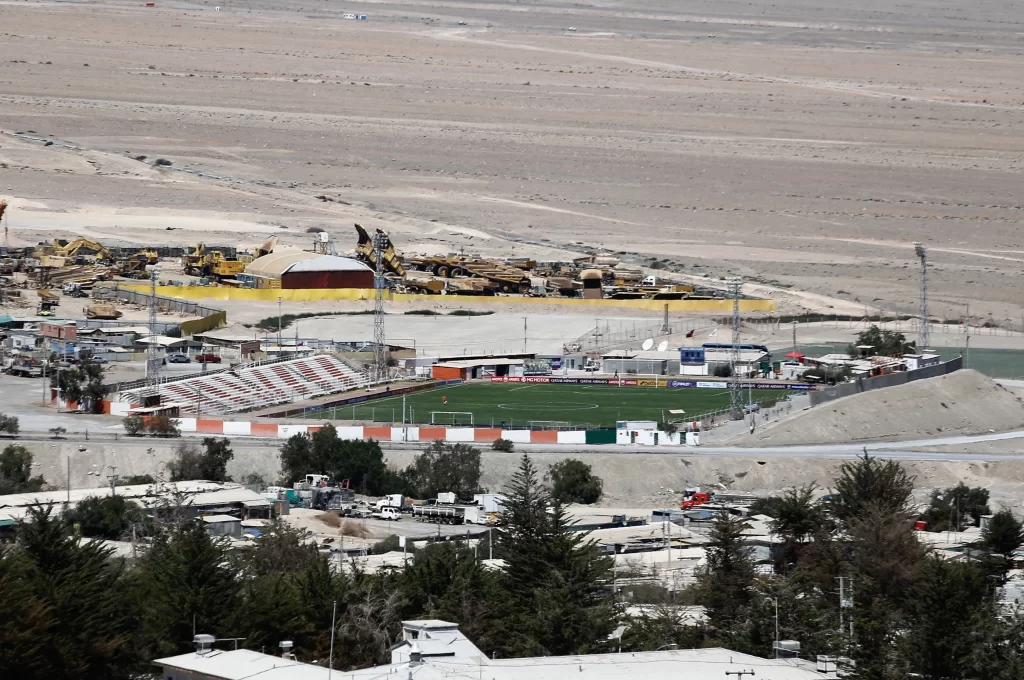 Estadio El Cobre vista aérea