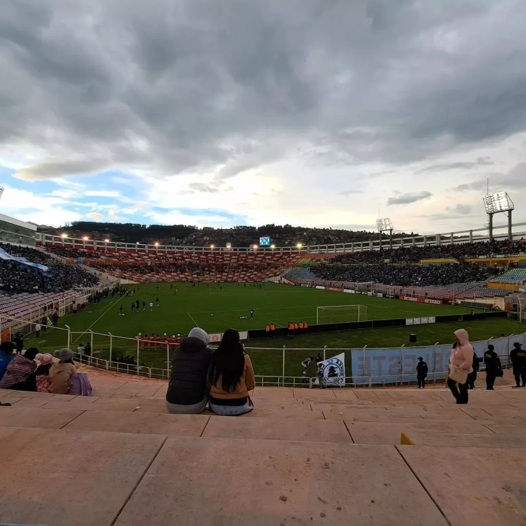 Estadio Garcilaso previo a un partido