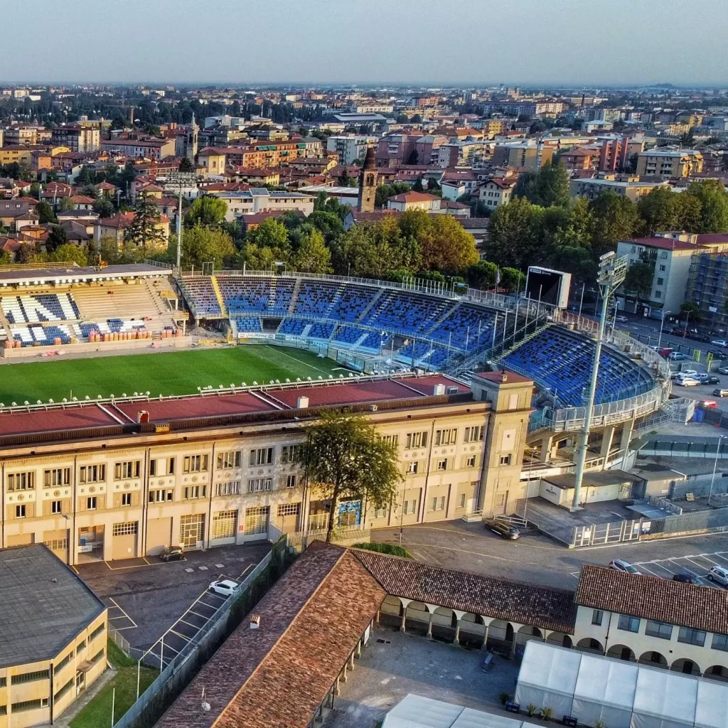 Estadio Gewiss vista aerea