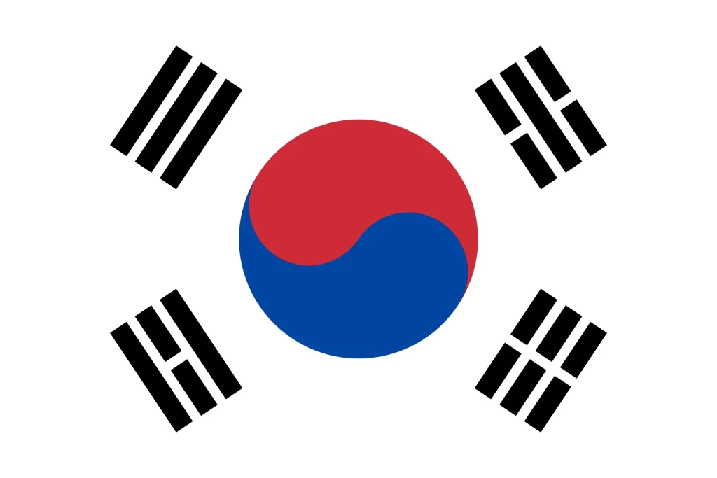 Bandera Corea del Sur