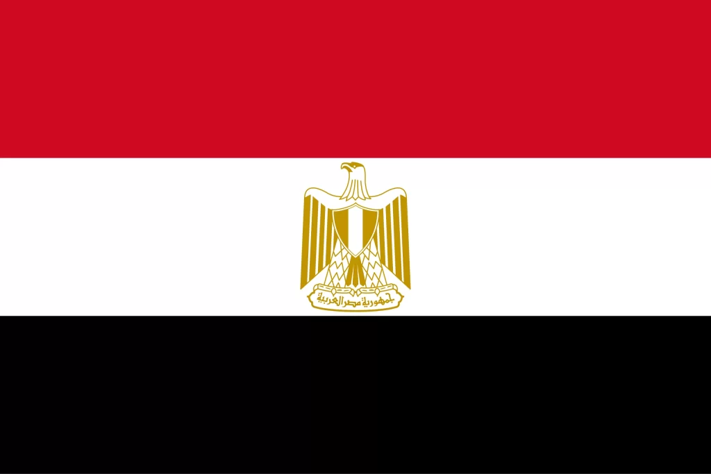 Bandera de Egipto