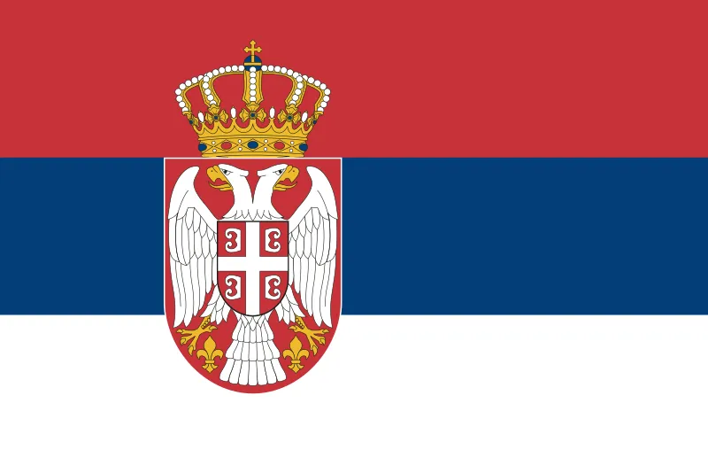 Bandera de Serbia