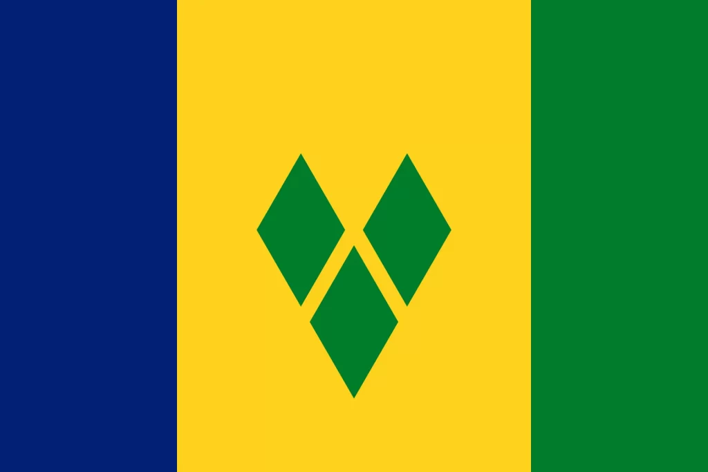 Flag Saint Vincent and the Grenadines